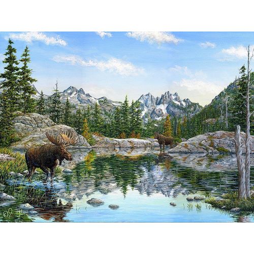 Tift, Jeff 아티스트의 Moose Painting 2작품입니다.