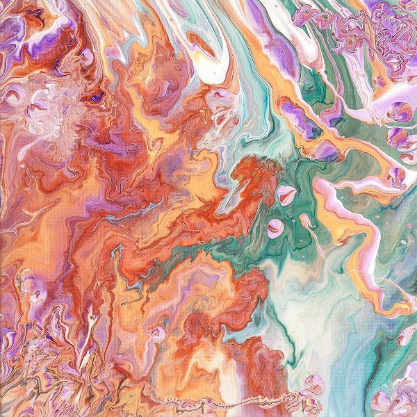 Jenny Rainbow Fine Art 아티스트의 Fluid Acrylic Persian Spring작품입니다.