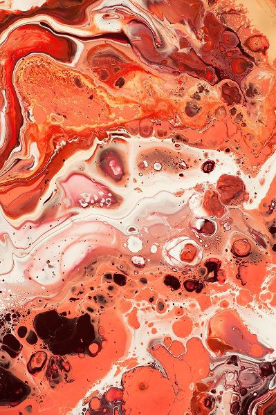 Jenny Rainbow Fine Art 아티스트의 Fluid Acrylic Living Coral Cream and Chocolate 1작품입니다.
