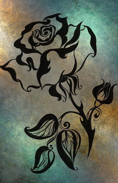 Jenny Rainbow Fine Art 아티스트의 Ink Drawing Chinese Rose작품입니다.