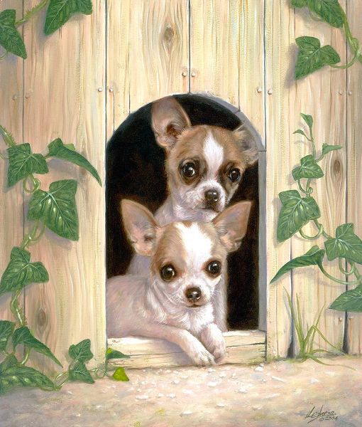 Silver, John 아티스트의 Chihuahuas In Doghouse작품입니다.