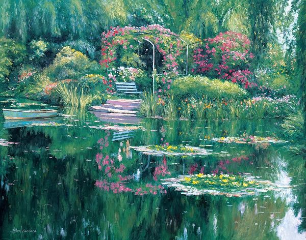Zaccheo, John 아티스트의 Monets Garden작품입니다.