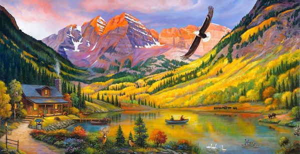 Zaccheo, John 아티스트의 Rocky Mountain Retreat작품입니다.