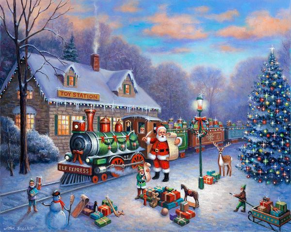 Zaccheo, John 아티스트의 Loading the Elf Express for Christmas작품입니다.