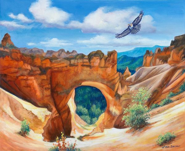 Zaccheo, John 아티스트의 Hawk Over Bryce Canyon작품입니다.
