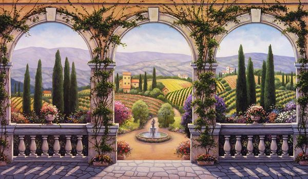 Zaccheo, John 아티스트의 Tuscan Villa작품입니다.