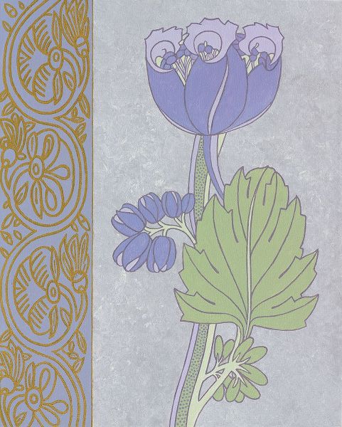 Zaccheo, John 아티스트의 Blue Tulip With Left Border작품입니다.