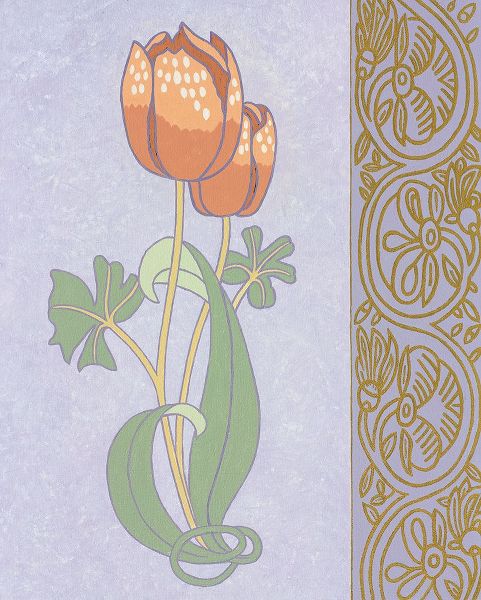 Zaccheo, John 아티스트의 Rose Tulip With Right Border작품입니다.