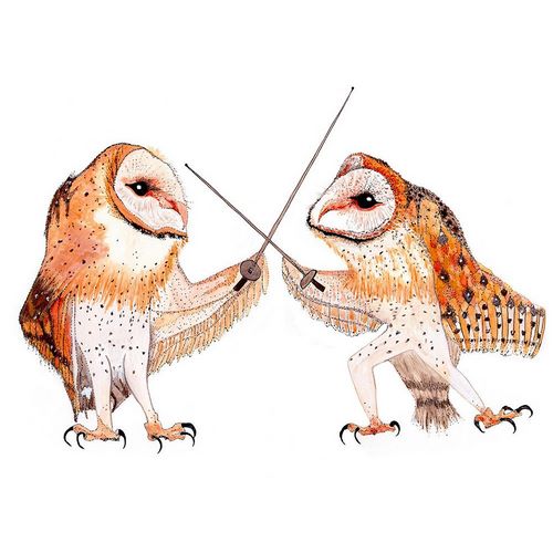 Kwerki Studios 아티스트의 Dueling Owls작품입니다.