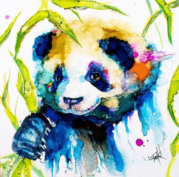 Art by Leslie Franklin 아티스트의 Bamboo Anda Panda작품입니다.