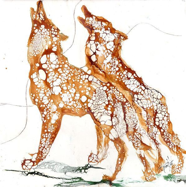Art by Leslie Franklin 아티스트의 Cellular Wolves2작품입니다.