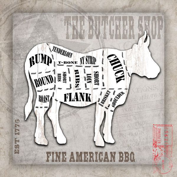 LightBoxJournal 아티스트의 American Butcher Shop Cow작품입니다.
