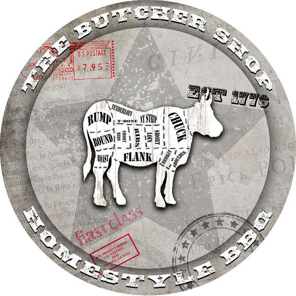 LightBoxJournal 아티스트의 American Butcher Shop Round Cow작품입니다.