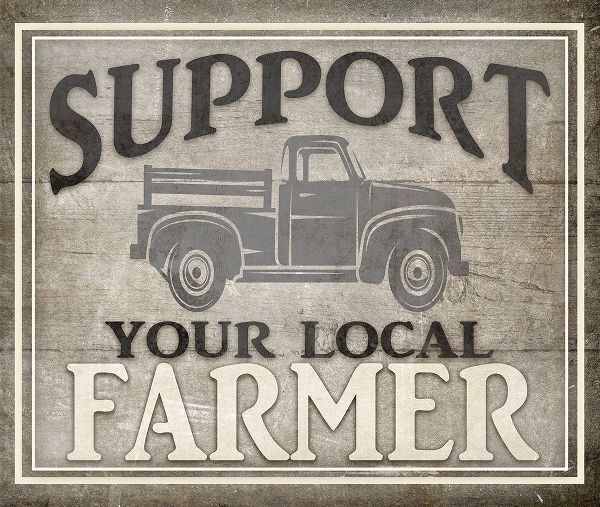 LightBoxJournal 아티스트의 Vintage Farm Sign - Local Farmer작품입니다.