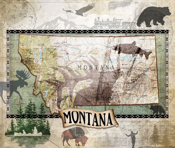 LightBoxJournal 아티스트의 Vintage State Montana작품입니다.