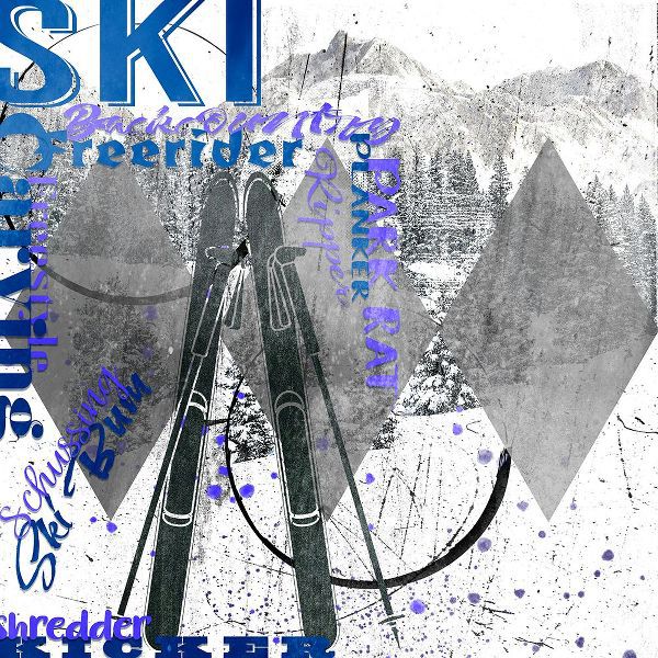 LightBoxJournal 아티스트의 Extreme Skier Word Collage작품입니다.