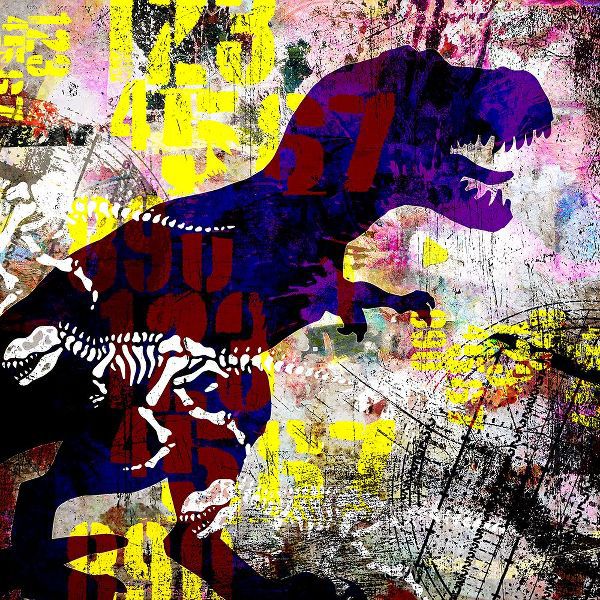 LightBoxJournal 아티스트의 Painted Dino 02 Grunge작품입니다.