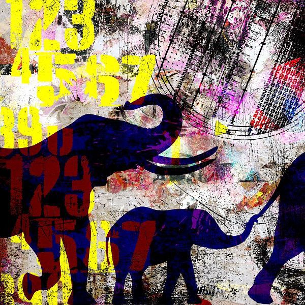 LightBoxJournal 아티스트의 Painted Elephant 1_Grunge작품입니다.