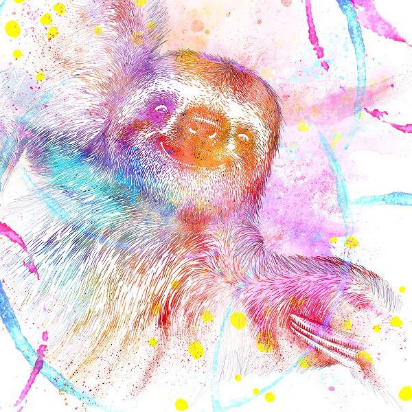 LightBoxJournal 아티스트의 Painted Pink sloth작품입니다.