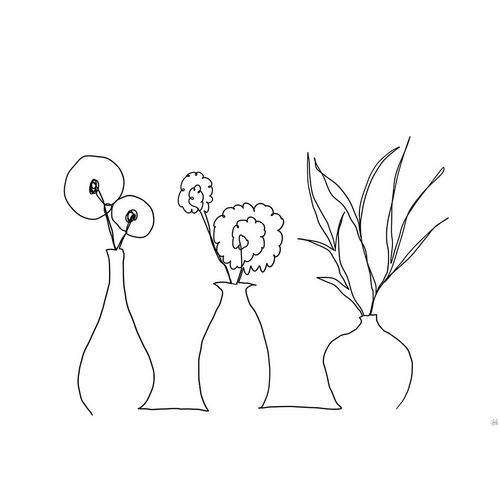 Line and Brush 아티스트의 Floral Set Still Life 4작품입니다.