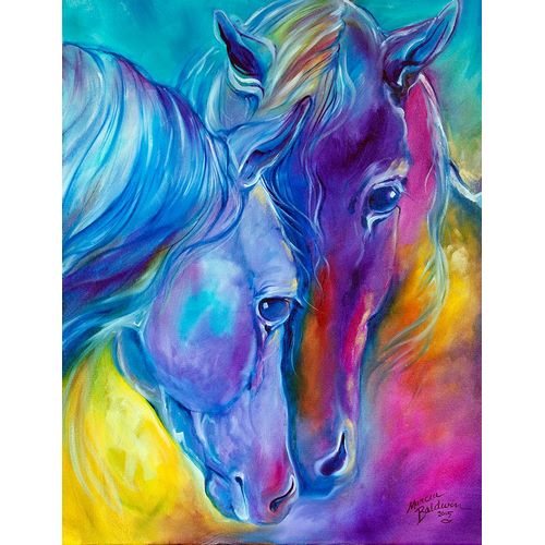 Baldwin, Marcia 아티스트의 Color My World With Horses Loving Spirits작품입니다.