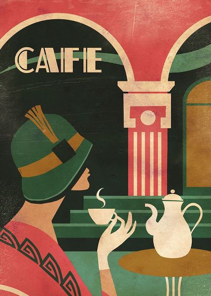 Wickstrom, Martin 아티스트의 Art Deco Cafe작품입니다.