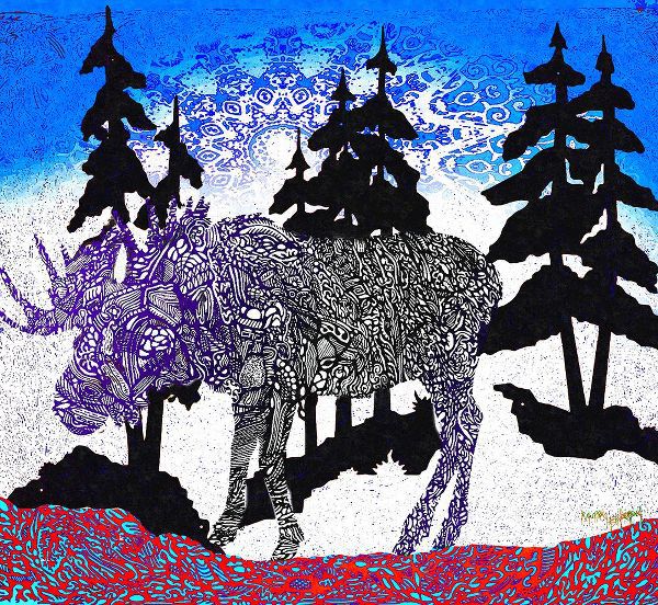 Murray Henderson Fine Art 아티스트의 Moose Tracks작품입니다.