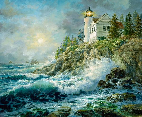 Boehme, Nicky 아티스트의 Bass Harbor Lighthouse작품입니다.