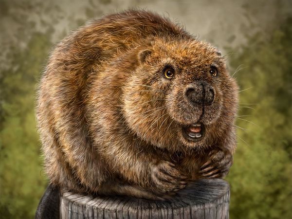 LaMontagne, Patrick 아티스트의 Beaver Totem작품입니다.