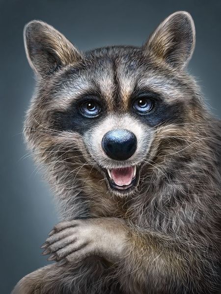 LaMontagne, Patrick 아티스트의 Raccoon Totem작품입니다.