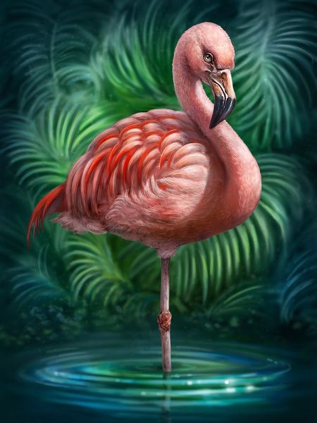 LaMontagne, Patrick 아티스트의 Flamingo Totem작품입니다.