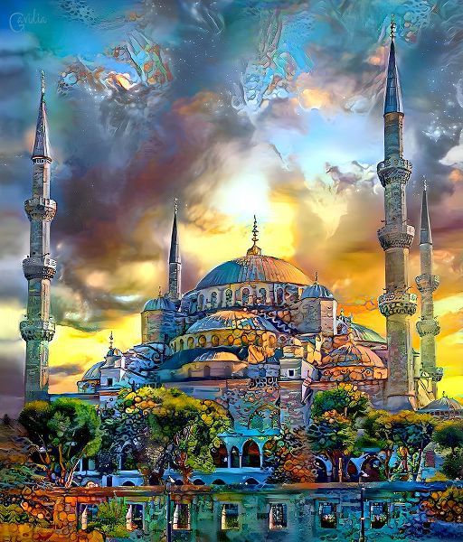 Gavidia, Pedro 아티스트의 Istanbul Turkey Blue Mosque작품입니다.