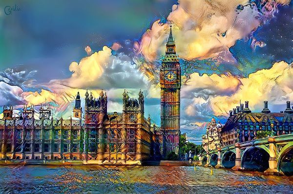Gavidia, Pedro 아티스트의 London England Big Ben and Parliament작품입니다.