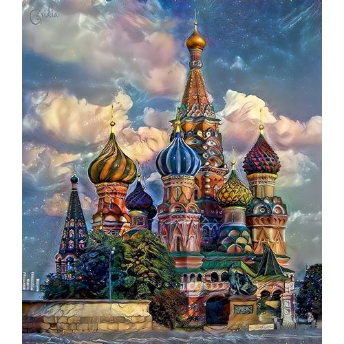 Gavidia, Pedro 아티스트의 Moscow Russia Cathedral of Vasily the Blessed Saint Basil작품입니다.