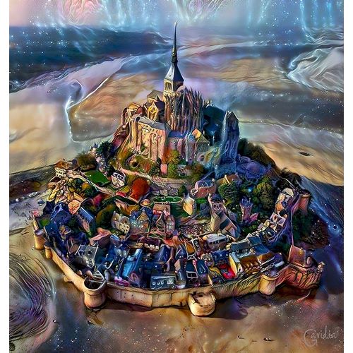 Gavidia, Pedro 아티스트의 Normandy France Le Mont Saint Michel작품입니다.