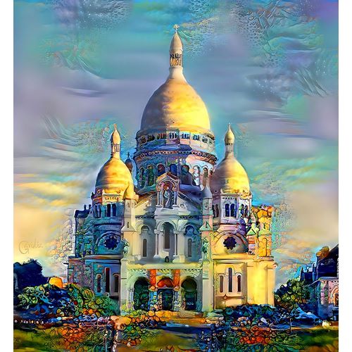 Gavidia, Pedro 아티스트의 Paris France Basilica of the Sacred Heart Sacre Coeur작품입니다.