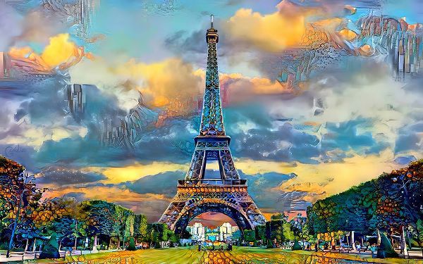 Gavidia, Pedro 아티스트의 Paris France Eiffel Tower from Champ de Mars작품입니다.
