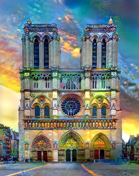 Gavidia, Pedro 아티스트의 Paris France Notre Dame Cathedral작품입니다.