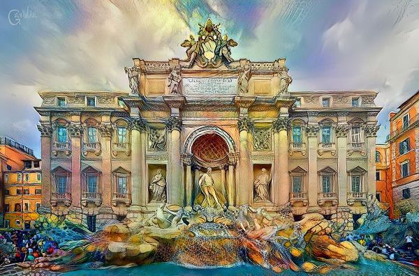 Gavidia, Pedro 아티스트의 Rome Italy Trevi Fountain작품입니다.