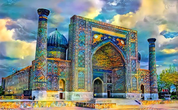 Gavidia, Pedro 아티스트의 Samarkand Uzbekistan Registan작품입니다.