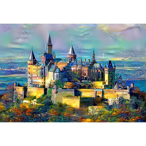 Gavidia, Pedro 아티스트의 Stuttgart Germany Hohenzollern Castle작품입니다.