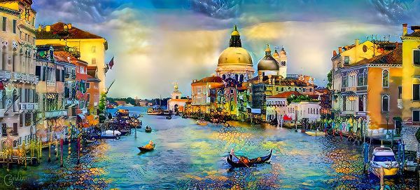 Gavidia, Pedro 아티스트의 Venice Italy Grand Canal and La Salute작품입니다.