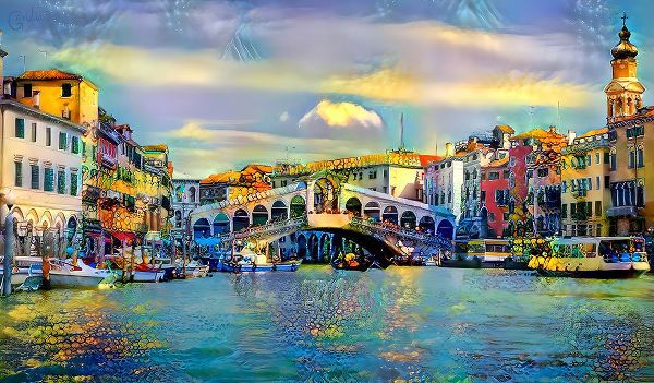Gavidia, Pedro 아티스트의 Venice Italy Rialto Bridge작품입니다.