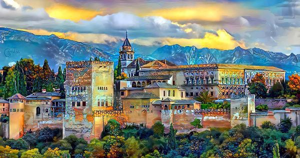 Gavidia, Pedro 아티스트의 Granada Spain La Alhambra작품입니다.