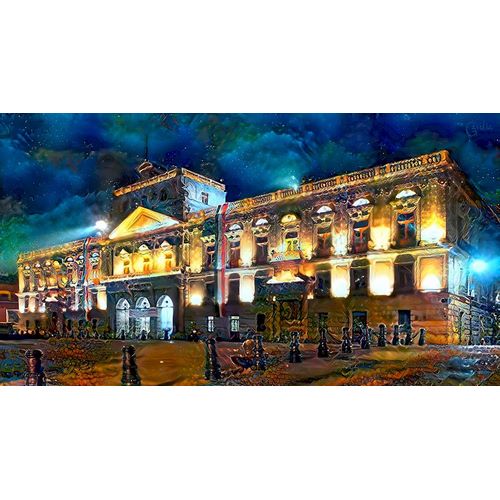Gavidia, Pedro 아티스트의 Mexico City Palace of Mines Night작품입니다.