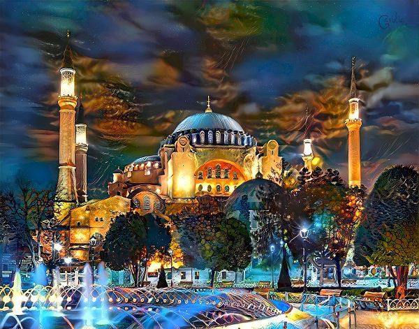 Gavidia, Pedro 아티스트의 Istanbul Turkey Hagia Sophia Fountain작품입니다.