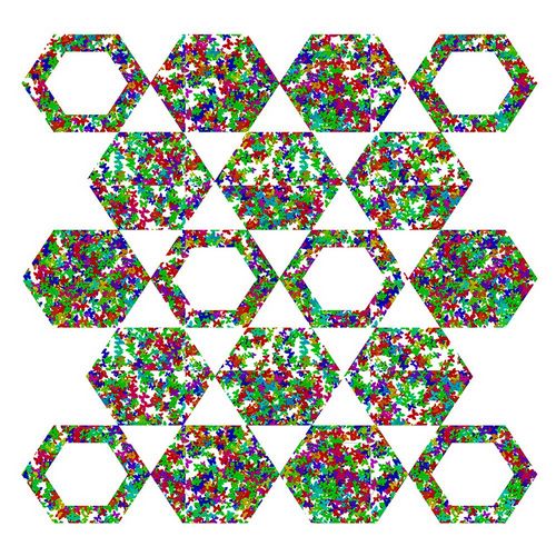 Homawoo, Richard 아티스트의 Hexagon Pattern-4작품입니다.