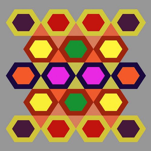 Homawoo, Richard 아티스트의 Hexagon Pattern-23작품입니다.
