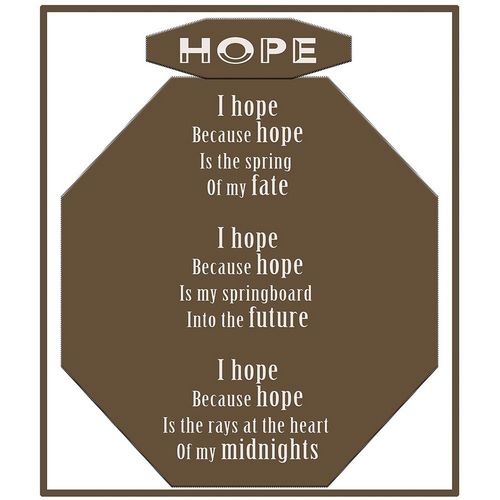 Homawoo, Richard 아티스트의 Hope Word Art-1작품입니다.