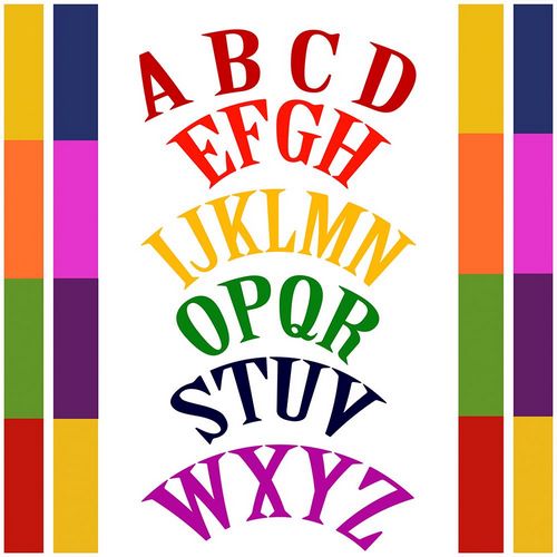 Homawoo, Richard 아티스트의 Rainbow Alphabet-1작품입니다.